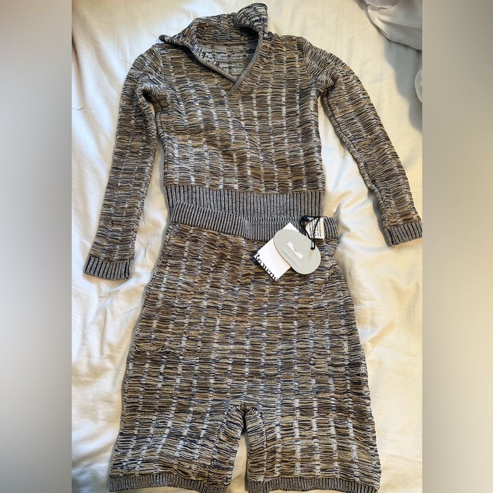Isa Boulder Glitch Knit Outfit